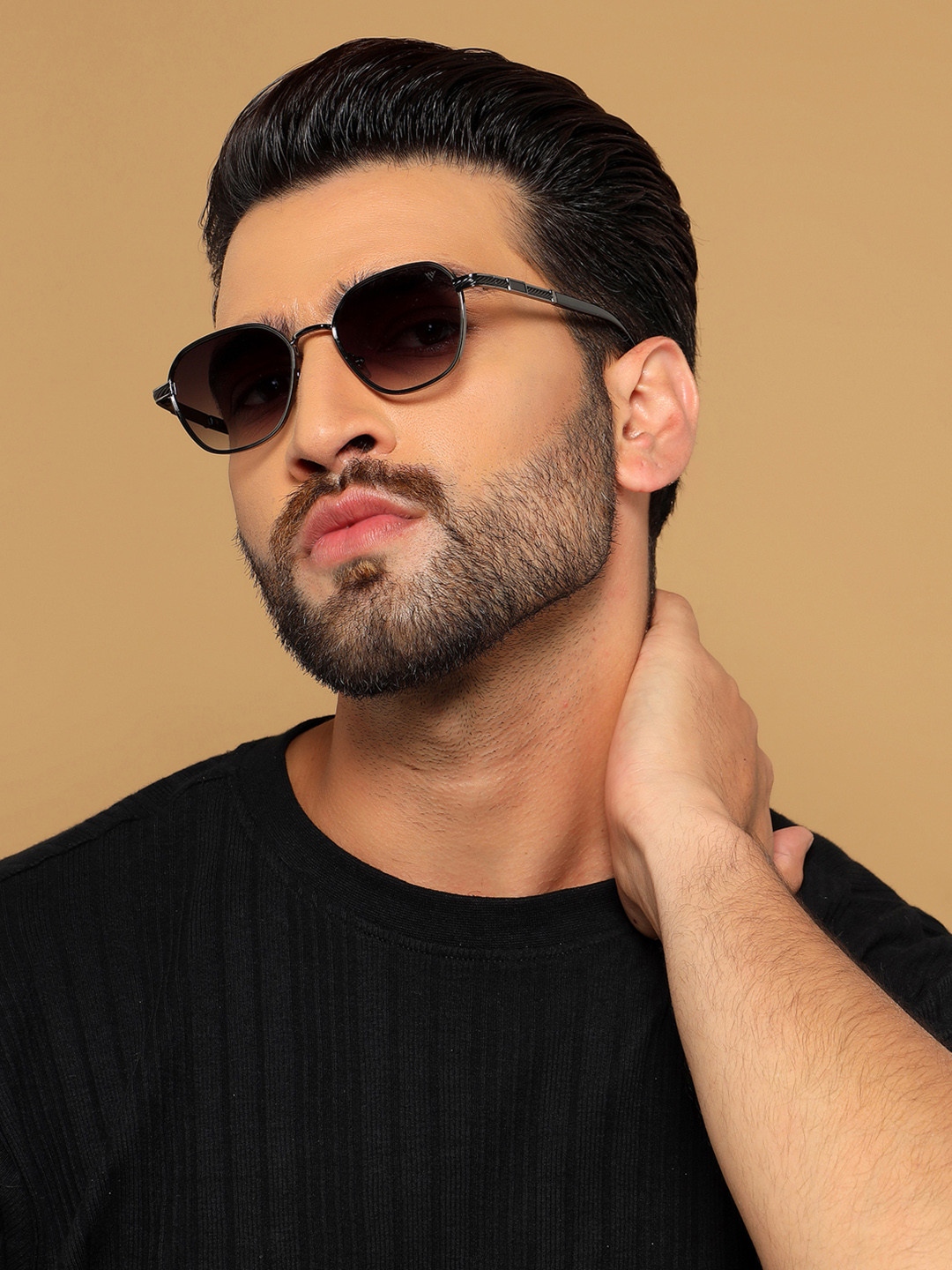 Voyage Unisex Full Rim Square Sunglasses with Polarized Lens 35096MG7261