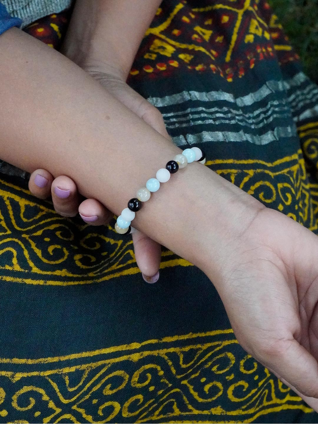 Love Rocks Scorpio Zodiac Crystal Beaded Bracelet