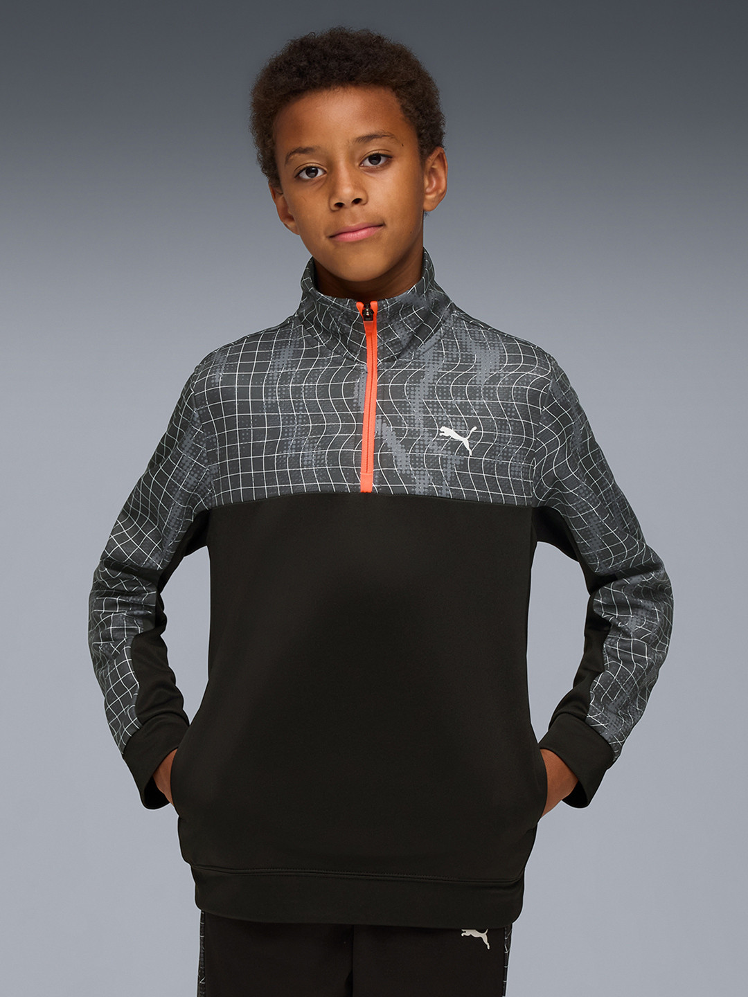 Puma Boys Train All Day Essentials Sweat-Free Jacket