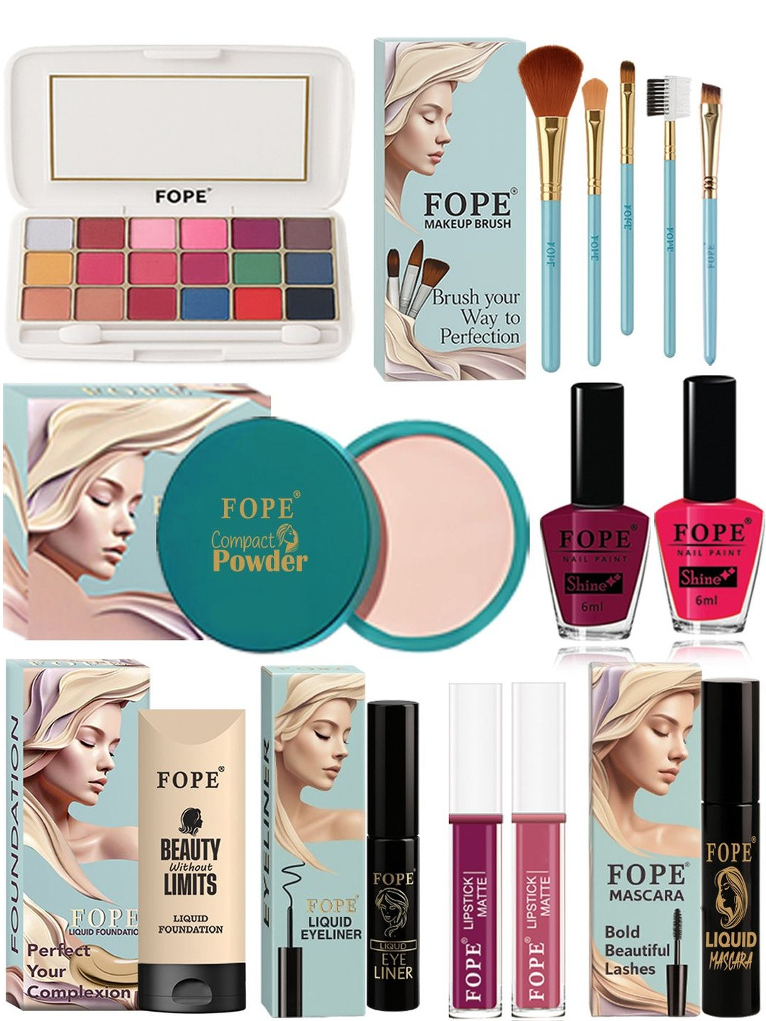 FOPE Set Of 14 All in One Bridal Beauty Gift Box