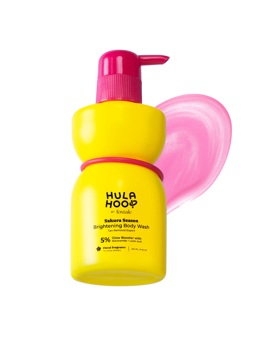 Foxtale De-Tan Brightening Body Wash with Glycolic Acid & Niacinamide for Glowing Skin