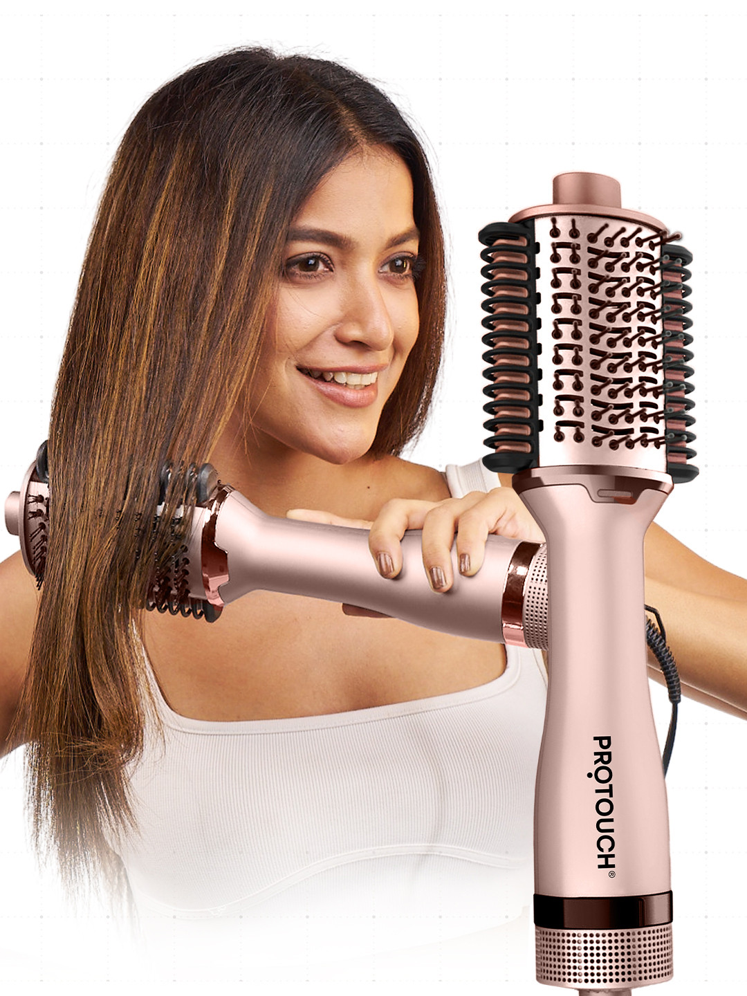 PROTOUCH Born To Shine 2-in-1 Styling Blow Brush