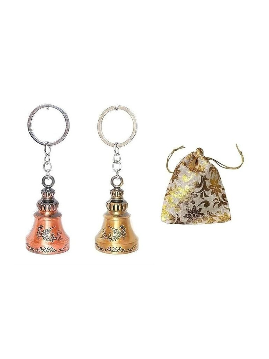APNA KANHA Set Of 2 Bell Key chain With Bag