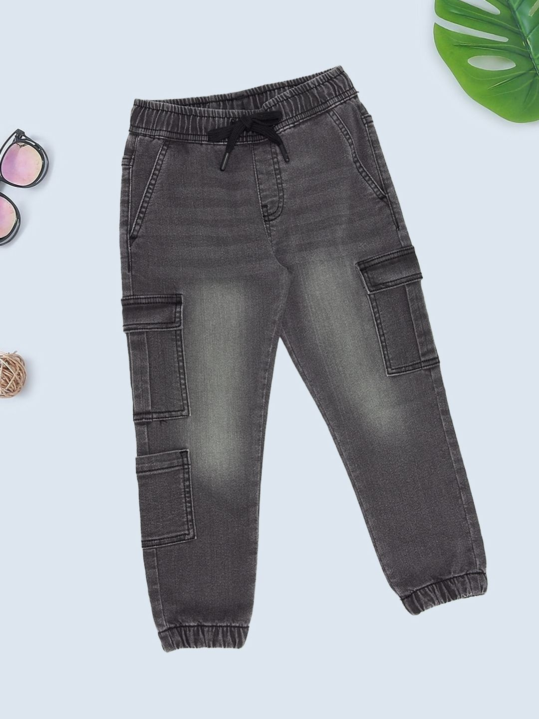 Pantaloons Junior Boys Regular Fit Mid-Rise Light Fade Jeans