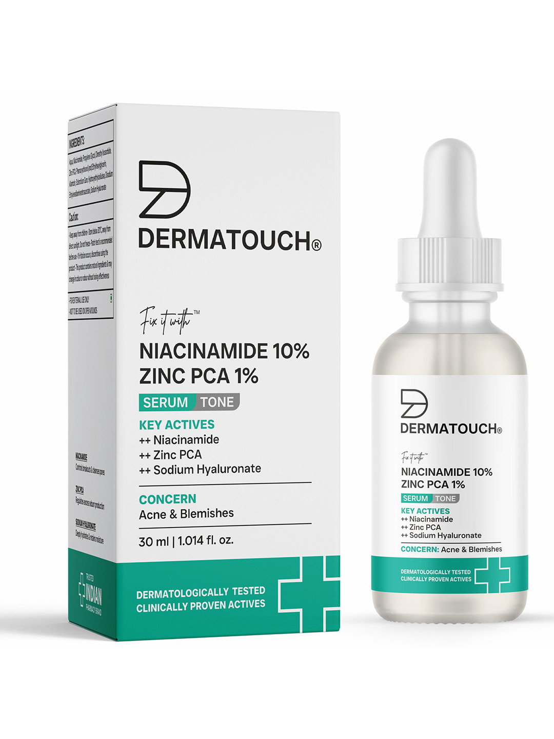 Dermatouch 10% Niacinamide Serum For Acne & Blemishes - 30 ml