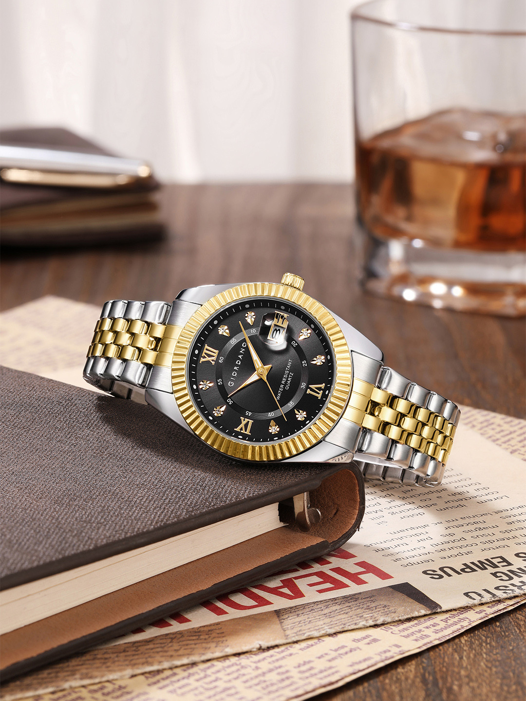 GIORDANO Men Stainless Steel Straps Analogue Watch GZ-50139-66