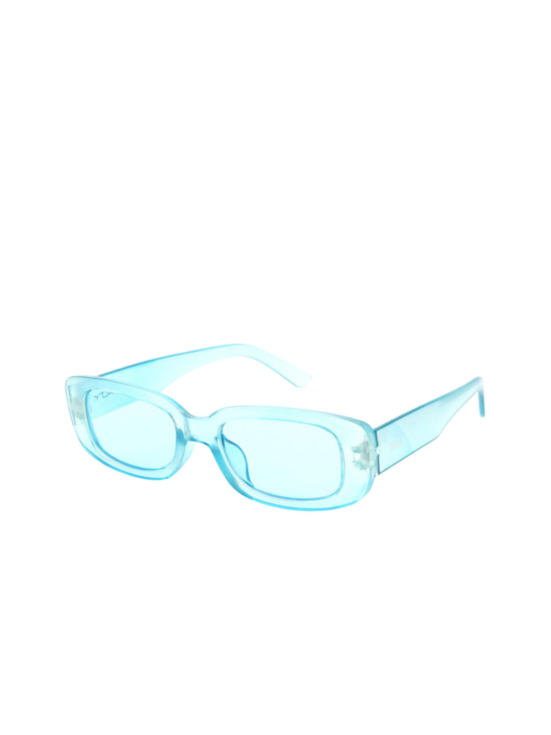 SALTY Women Blue Lens & Blue Rectangle Sunglasses with