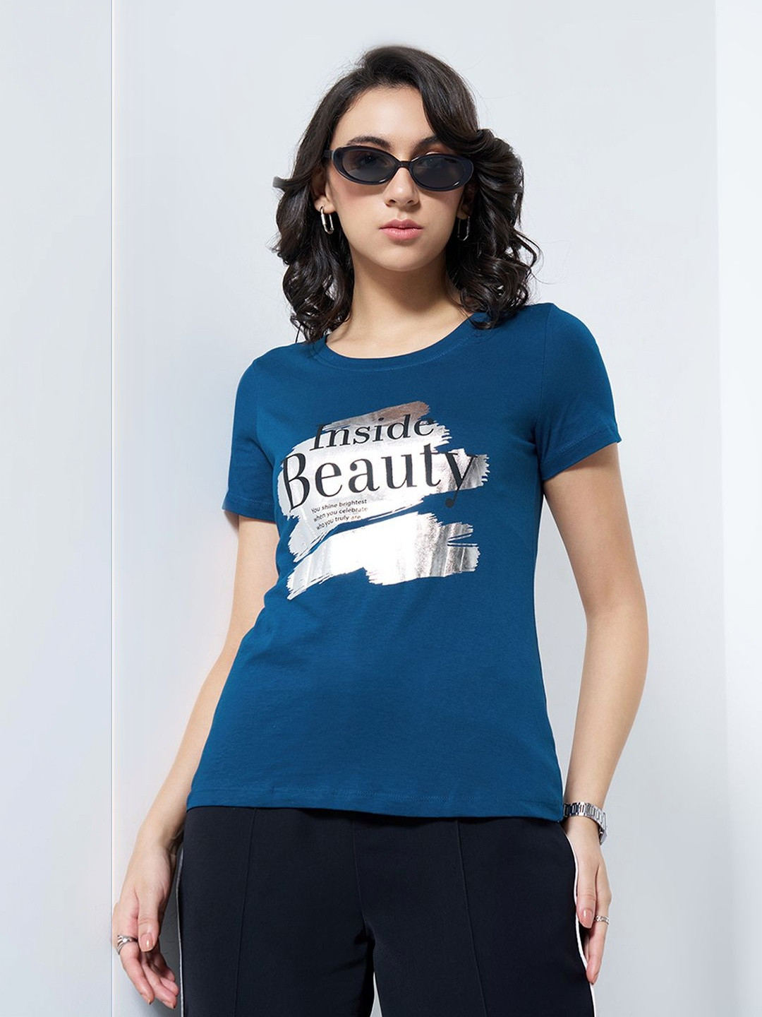 Honey by Pantaloons Print Cotton short Top
