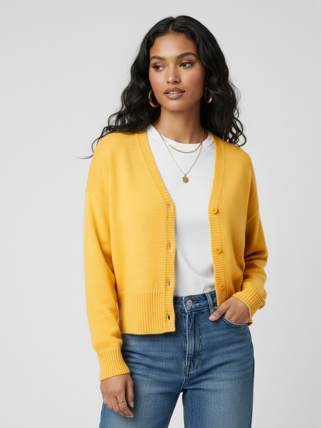 glitchez Oversized Fit Cardigan