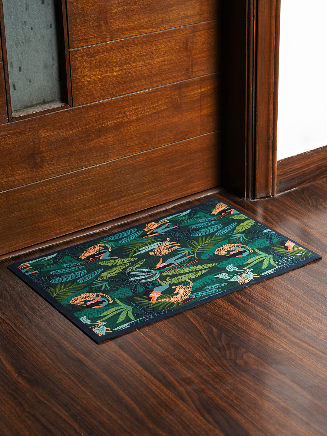 THE ARTMENT Women Green Regular Paradise Bloom Diatomaceous Earth Bath Mat