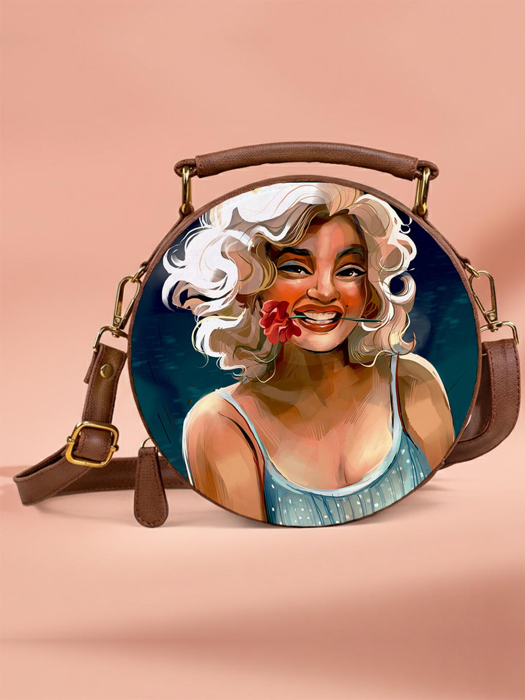 Kalankit Printed Structured Satchel