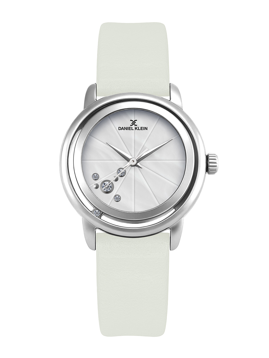 Daniel Klein Women Printed Dial & Leather Analogue Battery Watch