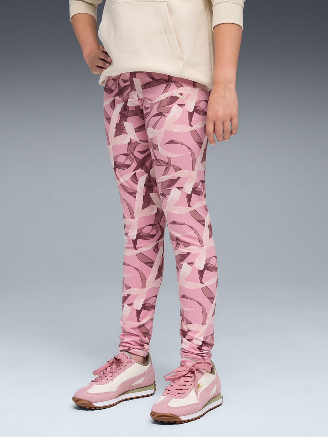 Puma Bowtique Girls Ribbon Detail Tights