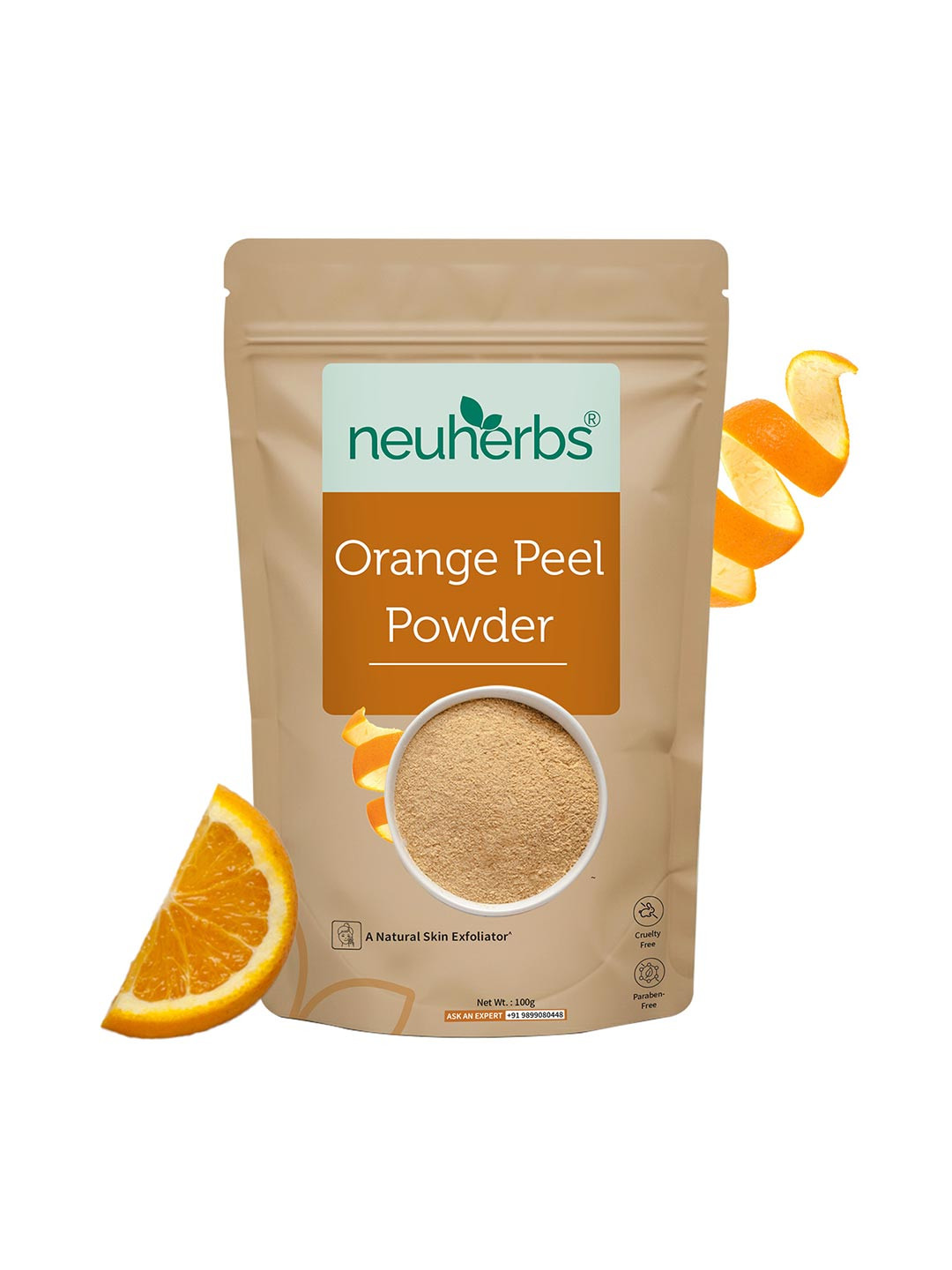 Neuherbs Orange Peel Powder Face Pack - 100 g