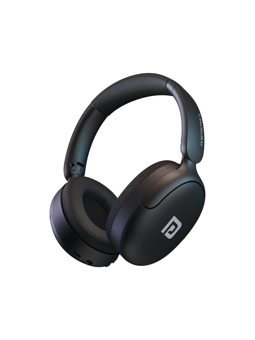 Portronics Muffs M5 Over Ear ANC Bluetooth Headphone with Upto 50 Hours Playtime, Quad Mic