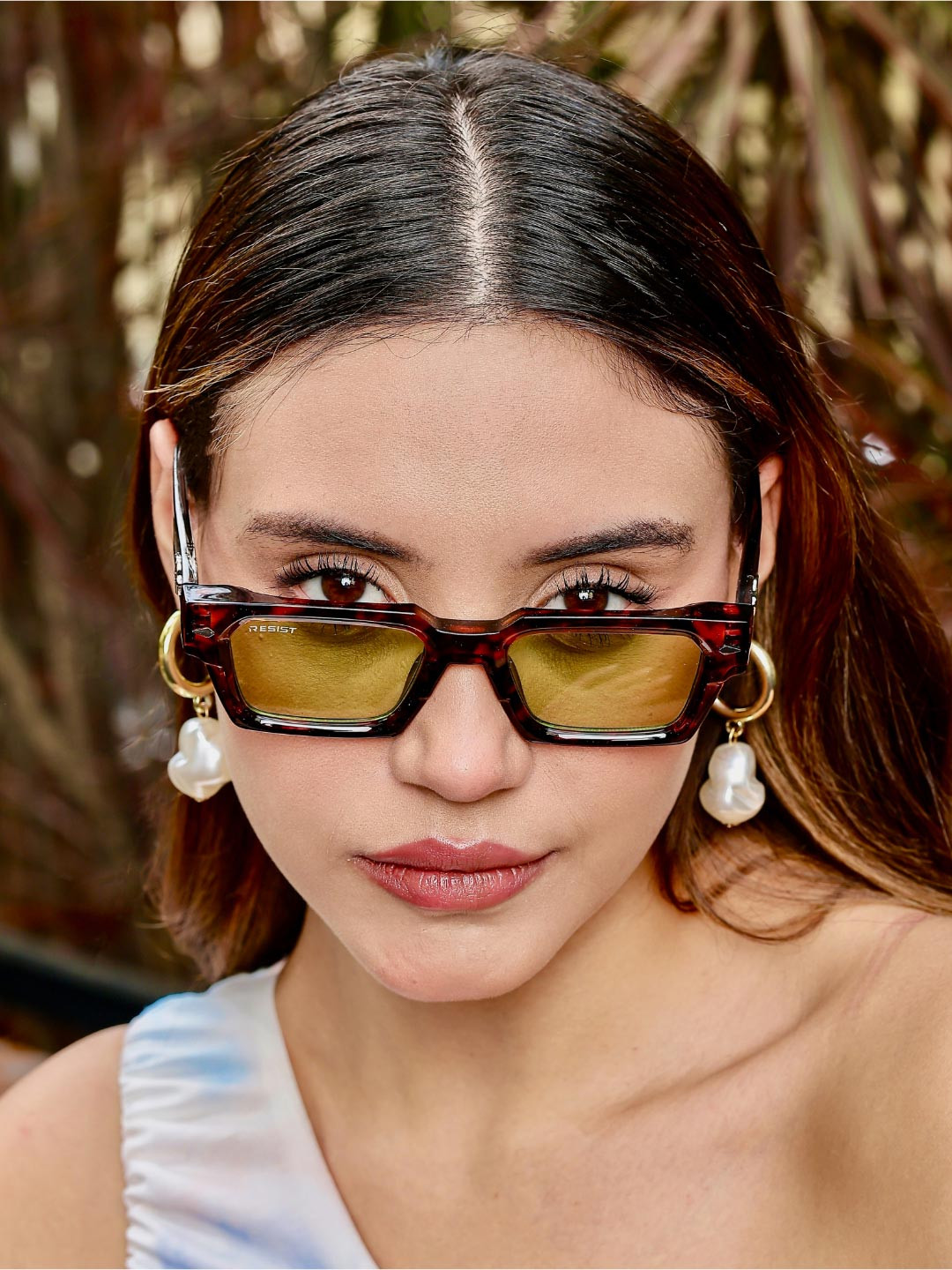 RESIST EYEWEAR Unisex UV Protection Rectangular Sunglasses