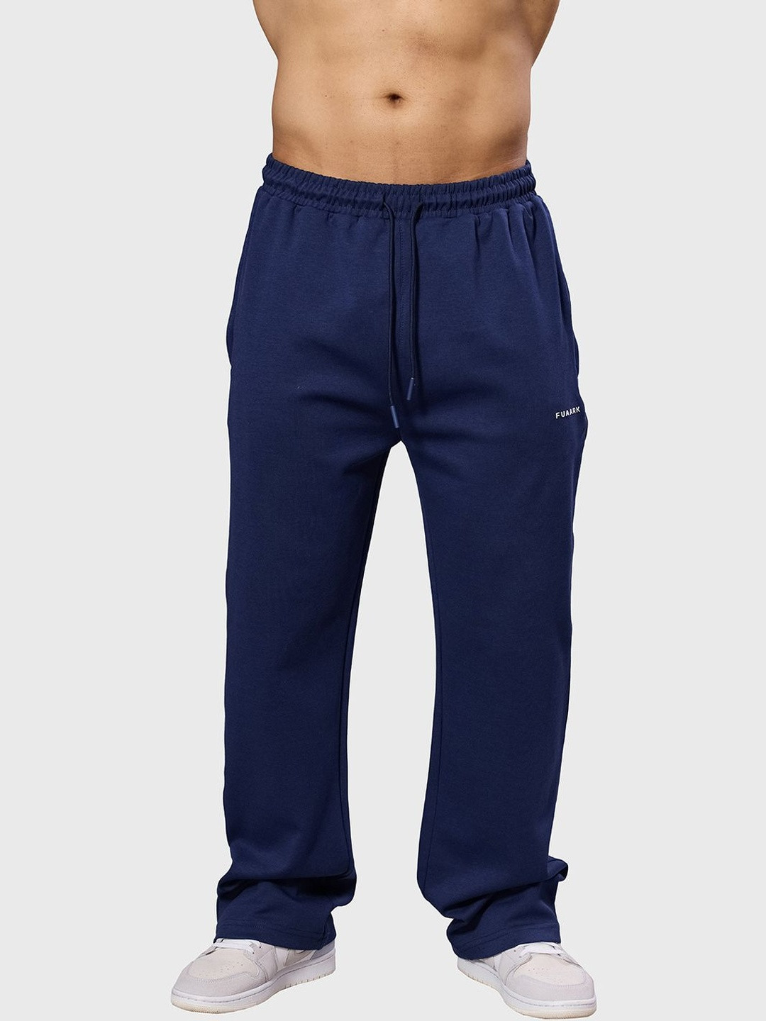 FUAARK Men Oversized-Fit Cotton Track Pants