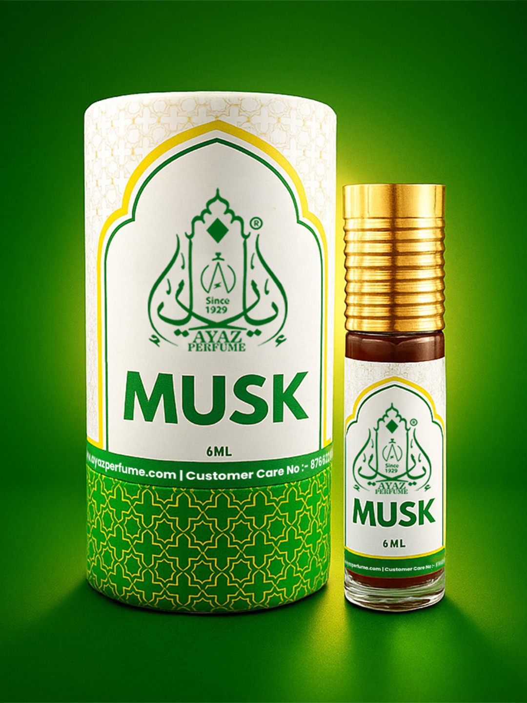 AYAZ Musk Non Alcoholic Long Lasting Attar - 6 ml