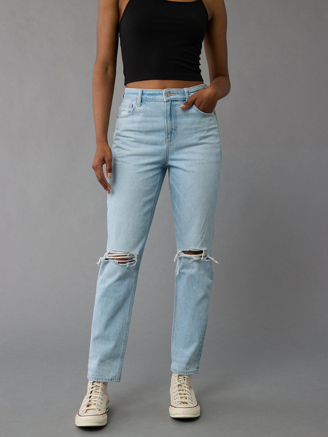 AMERICAN EAGLE OUTFITTERS Women Slash Knee Jeans