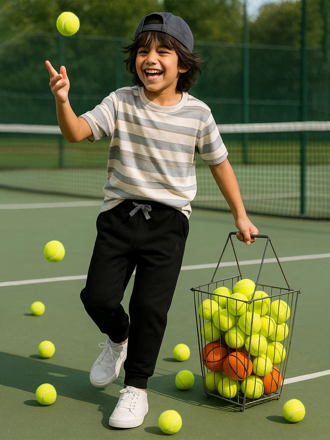 TALES & STORIES Boys Mid-Rise Joggers