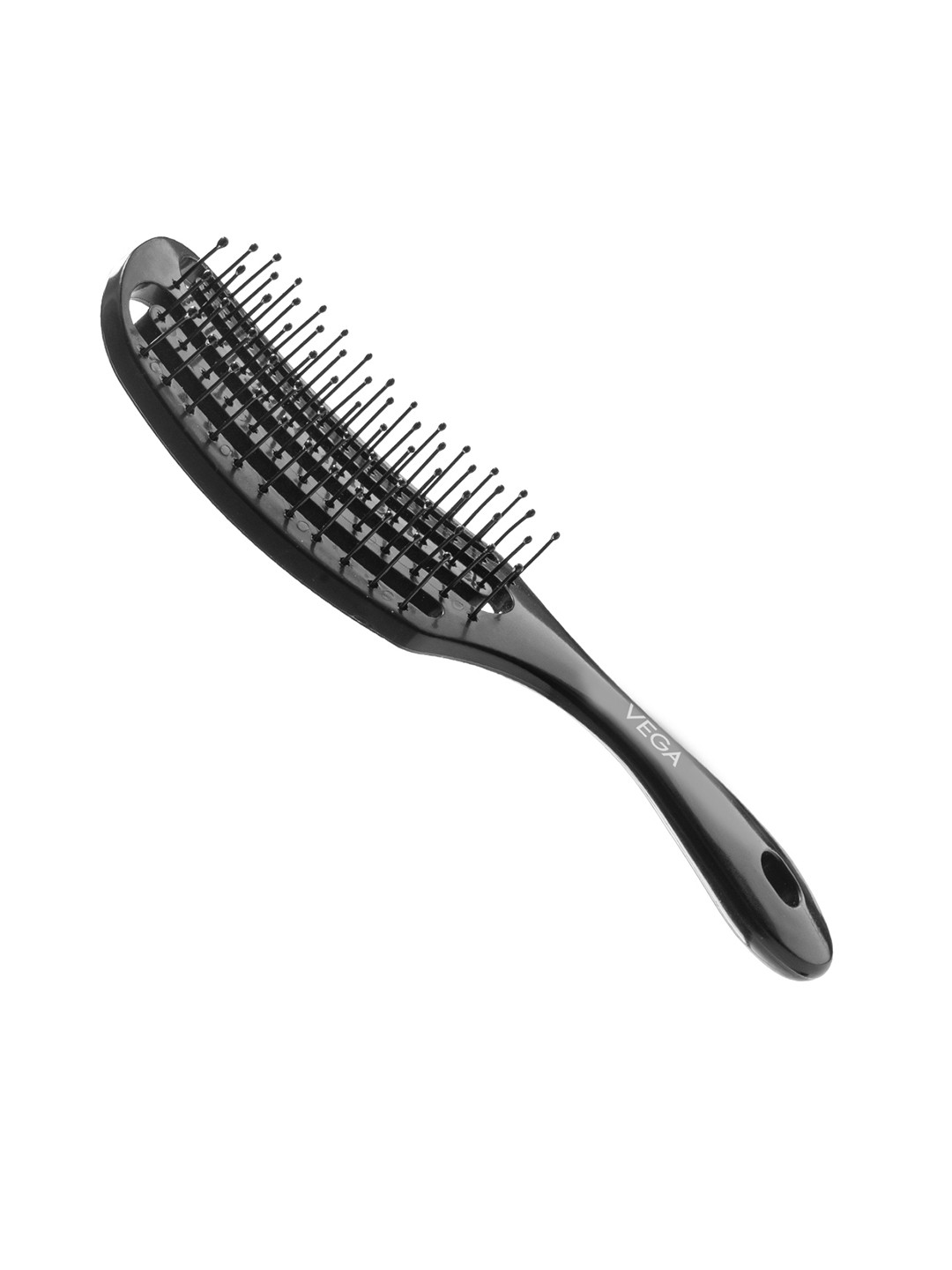 VEGA DTB-02 Vented Detangling Hair Brush - Black