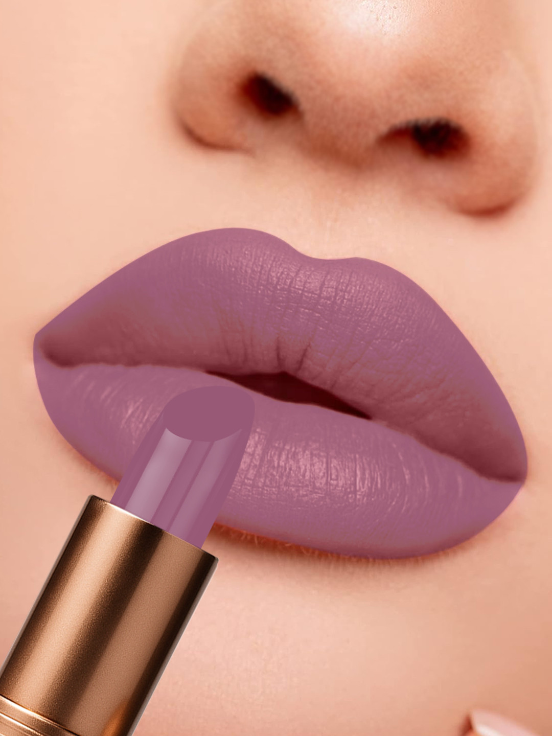 One Wish Creamy Matte Lipstick With Shea Butter - 3.8 g - Purple AF 22