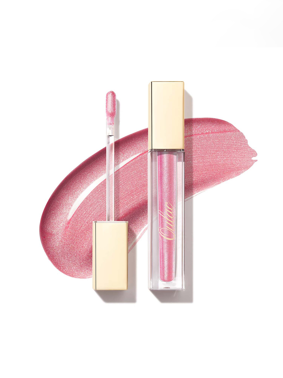 Oulac Crystal Shine Long Lasting Lip Gloss- 4.5 ml- Pink Glam C06