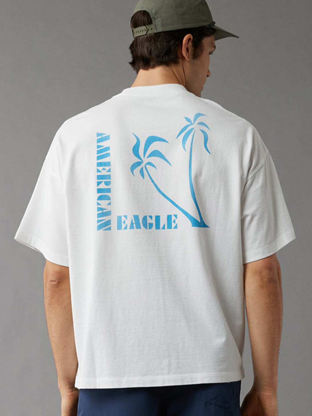 AMERICAN EAGLE OUTFITTERS Men Sports Applique T-shirt