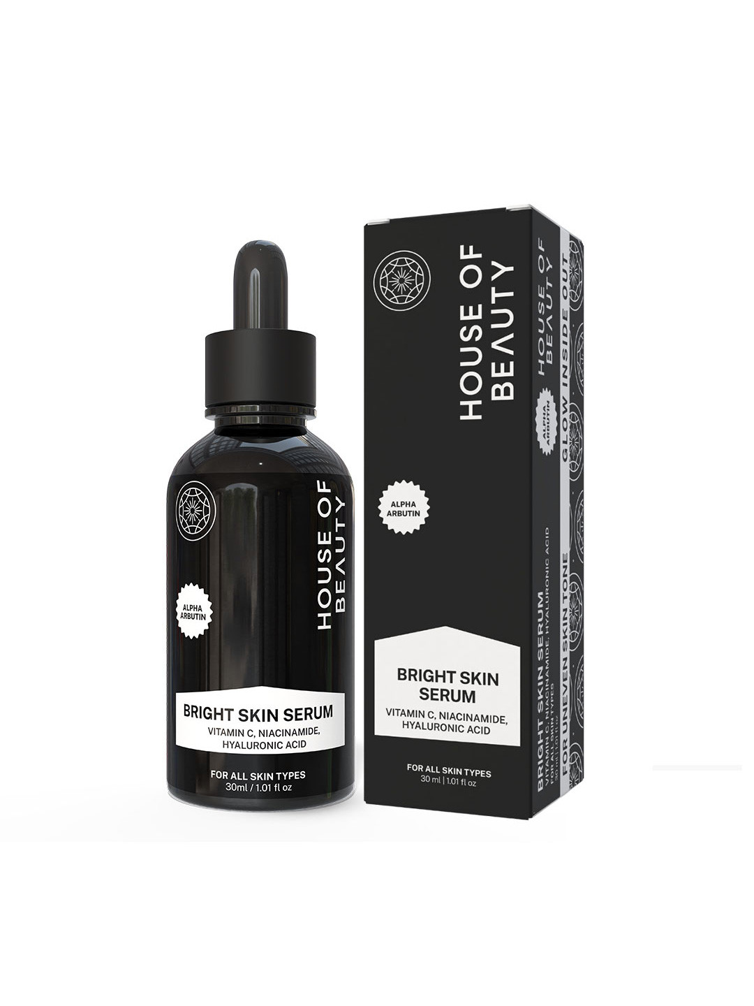 House of Beauty Vitamin C+B Bright Skin Serum with Hyaluronic Alpha Arbutin - 30ml