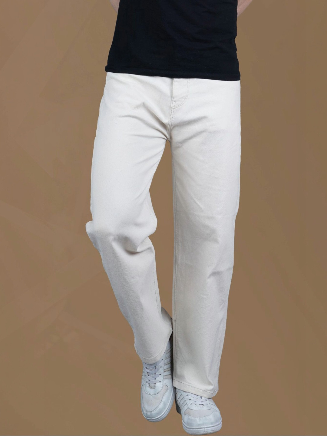 Mevan Men Classic Relaxed Fit Mid-Rise Stretchable Jeans