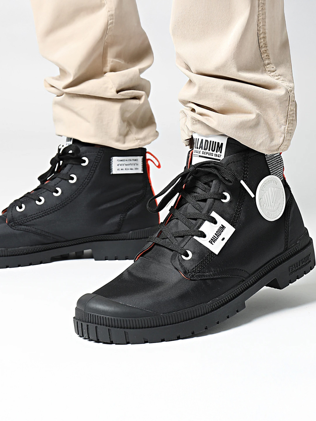 PALLADIUM Men Biker Comfort Boots