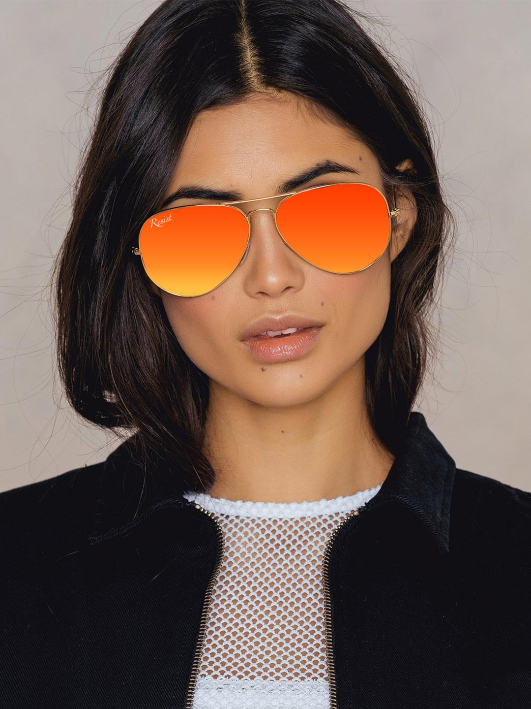 RESIST EYEWEAR Unisex Aviator Sunglasses with UV Protected Lens AIRCRAFTS