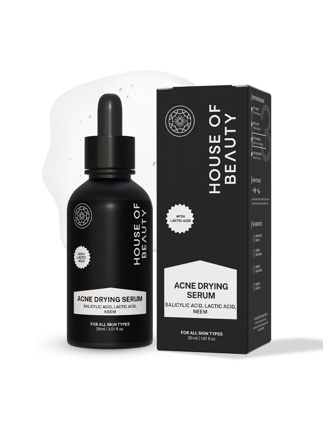 House of Beauty Acne Drying Serum With Salicylic Acid - 30ml