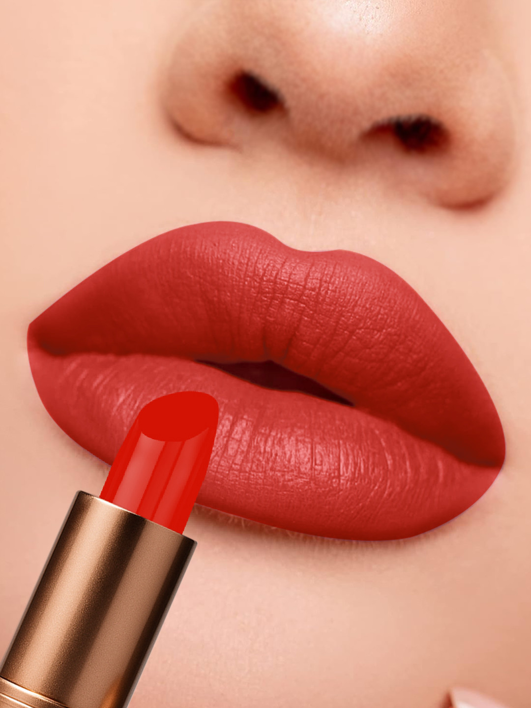 One Wish Long Lasting Creamy Matte Bullet Lipstick - 3.8 g - Crimzone - 26