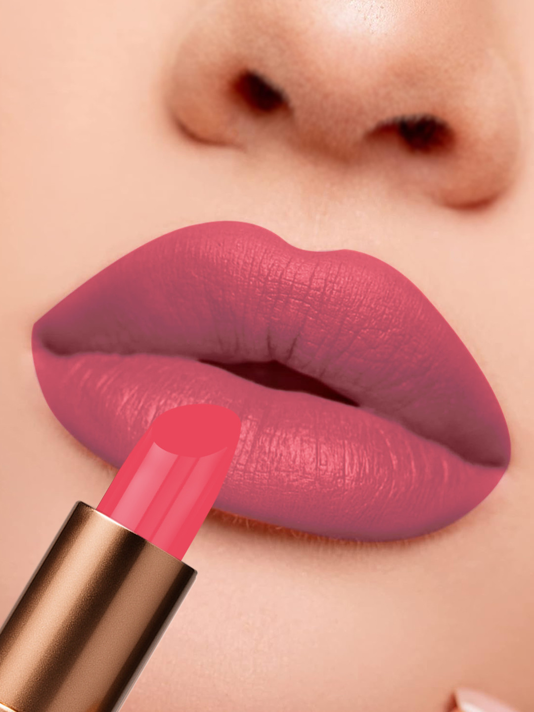 One Wish Long Lasting Creamy Matte Bullet Lipstick - 3.8 g - Blush Talk - 02