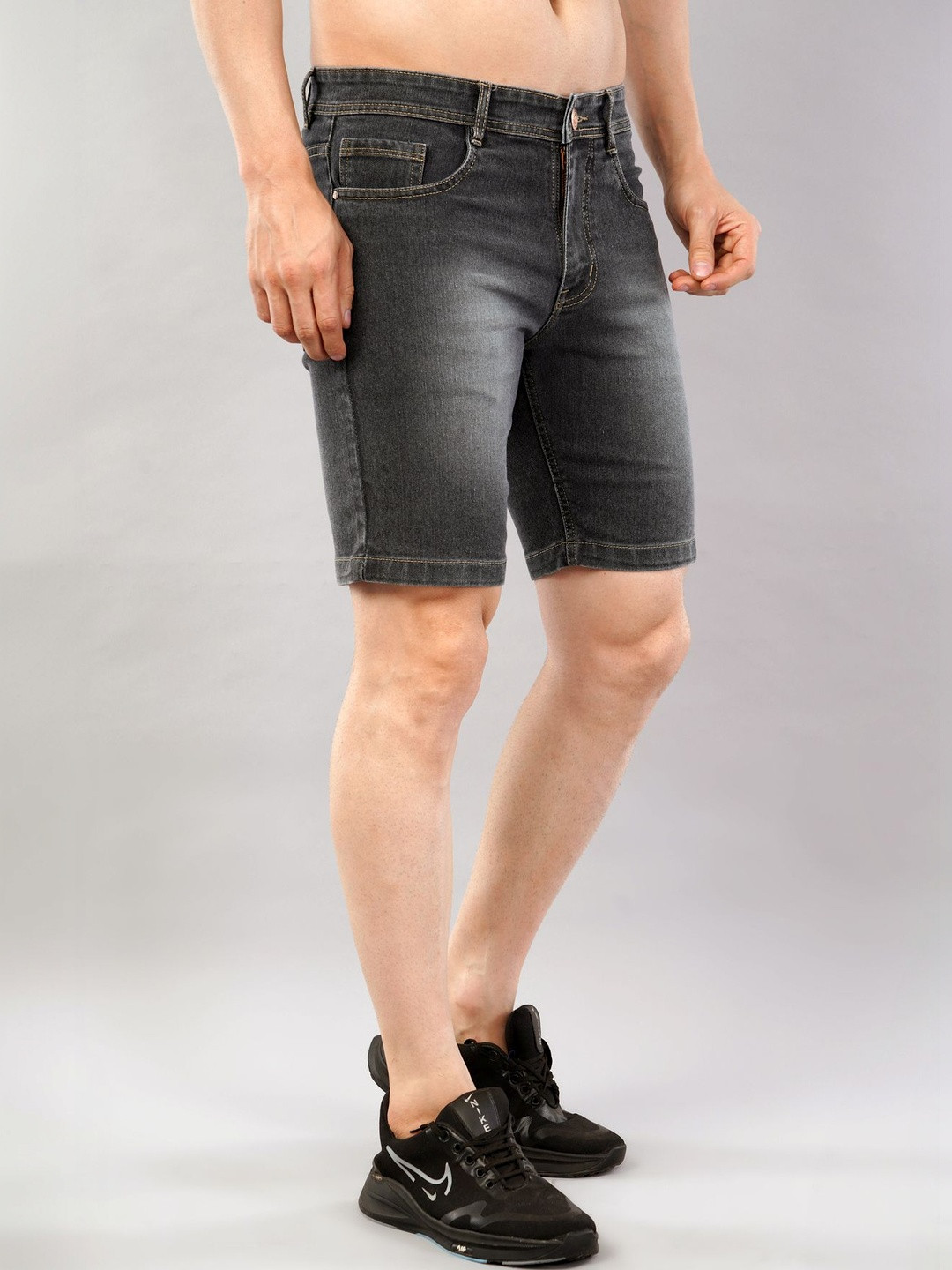 NIVASU Men Denim Shorts