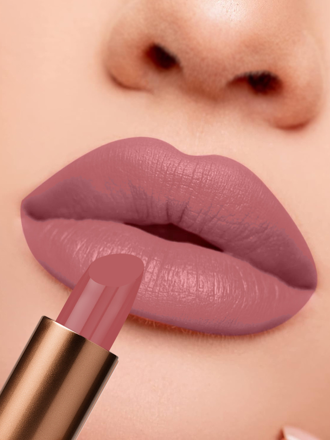 One Wish Creamy Matte Lipstick With Shea Butter - 3.8 g - Bare & Bold 07