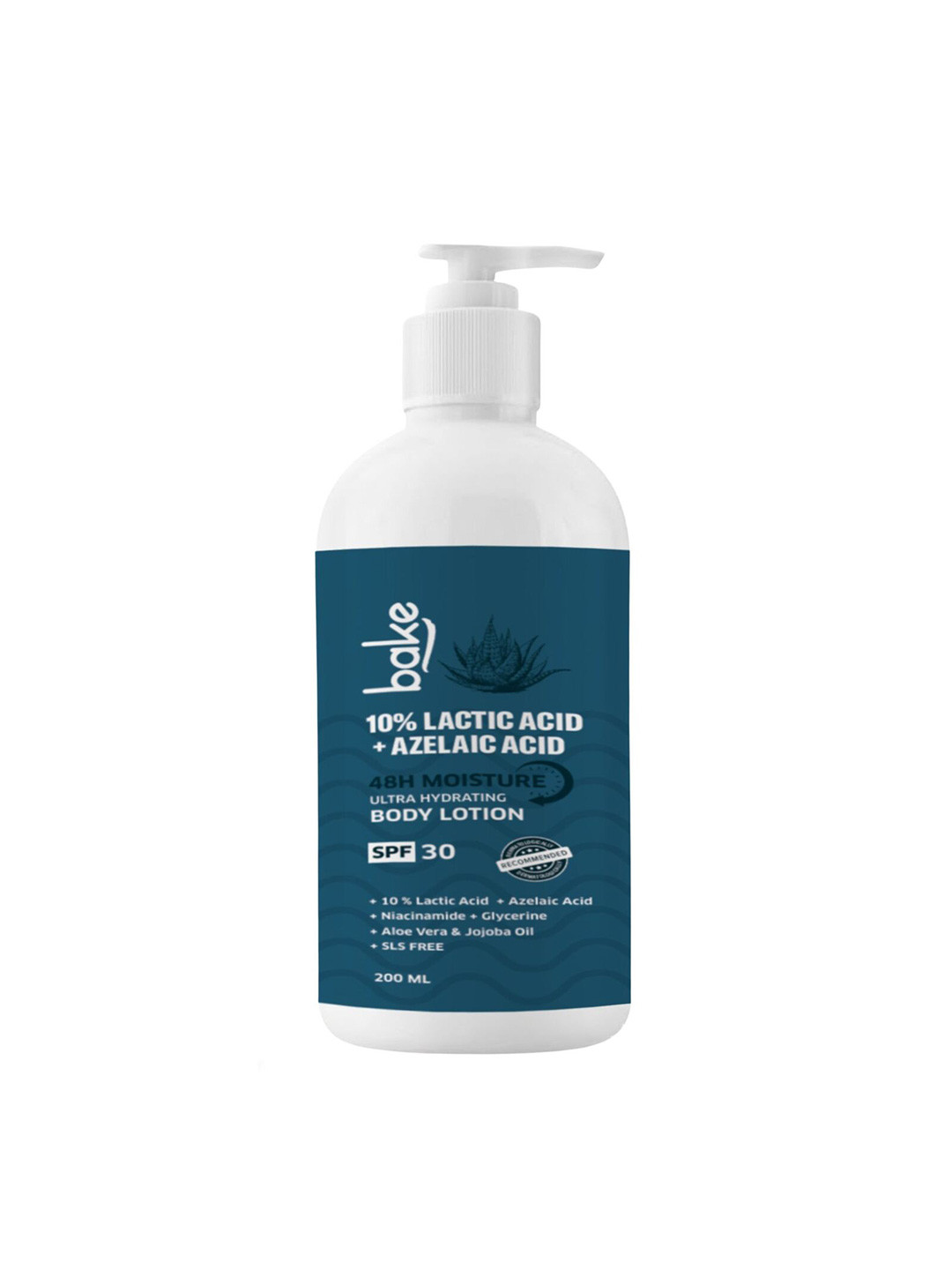 BAKE 10% Lactic Acid Ultra Hydrating Body Lotion SPF 30 With Azelaic Acid - 200 ml