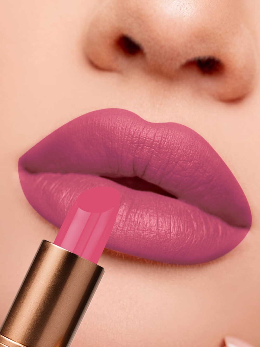 One Wish Creamy Matte Lipstick With Shea Butter - 3.8 g - Hot Pink Era 01