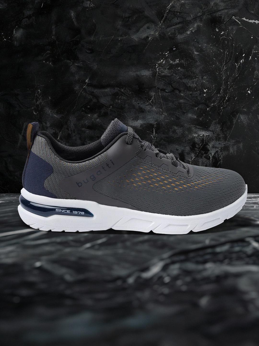 Bugatti Nubola Men Textured Lace Up Sneakers