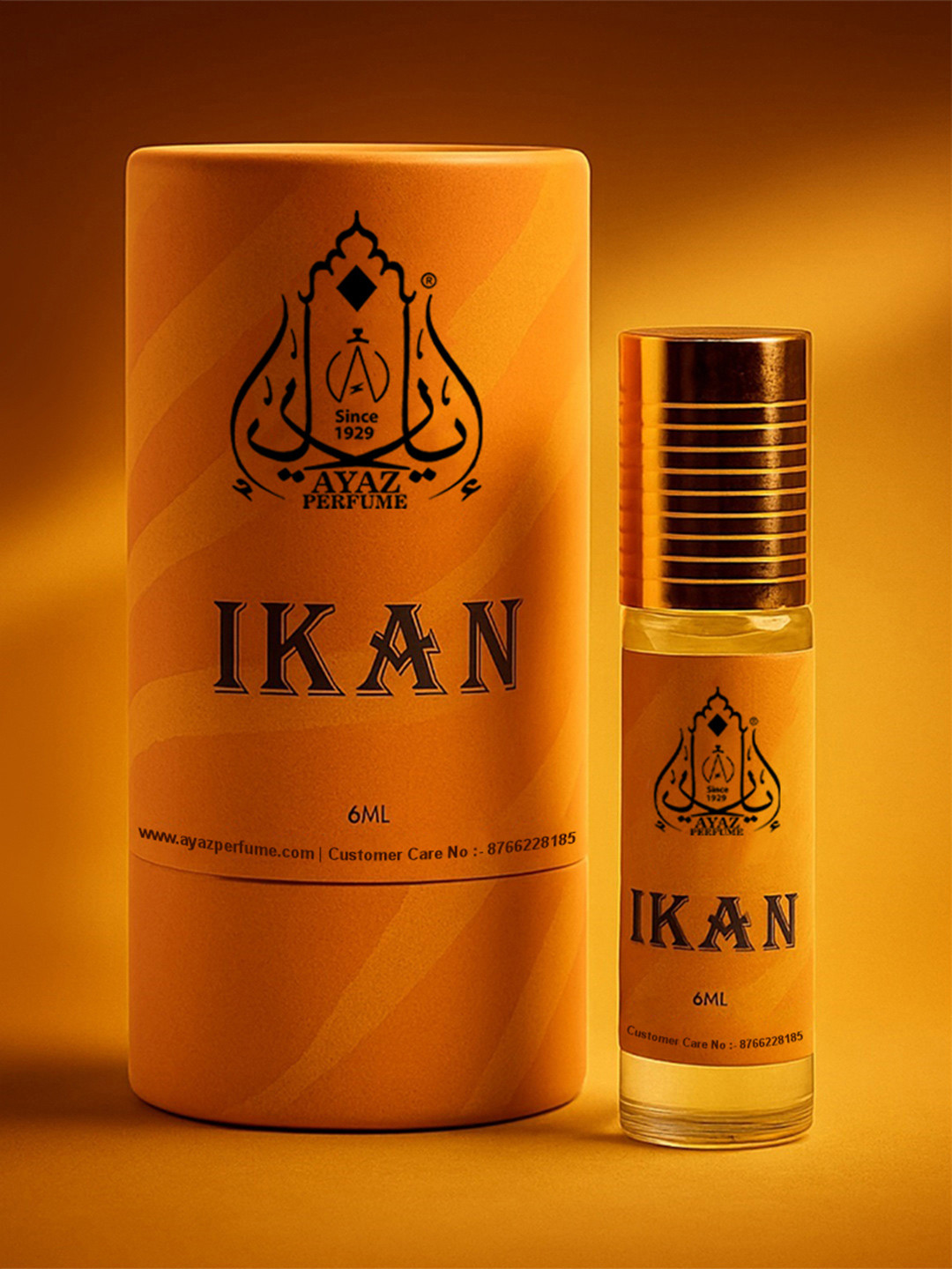 AYAZ Ikan Non Alcoholic Long Lasting Attar - 6 ml
