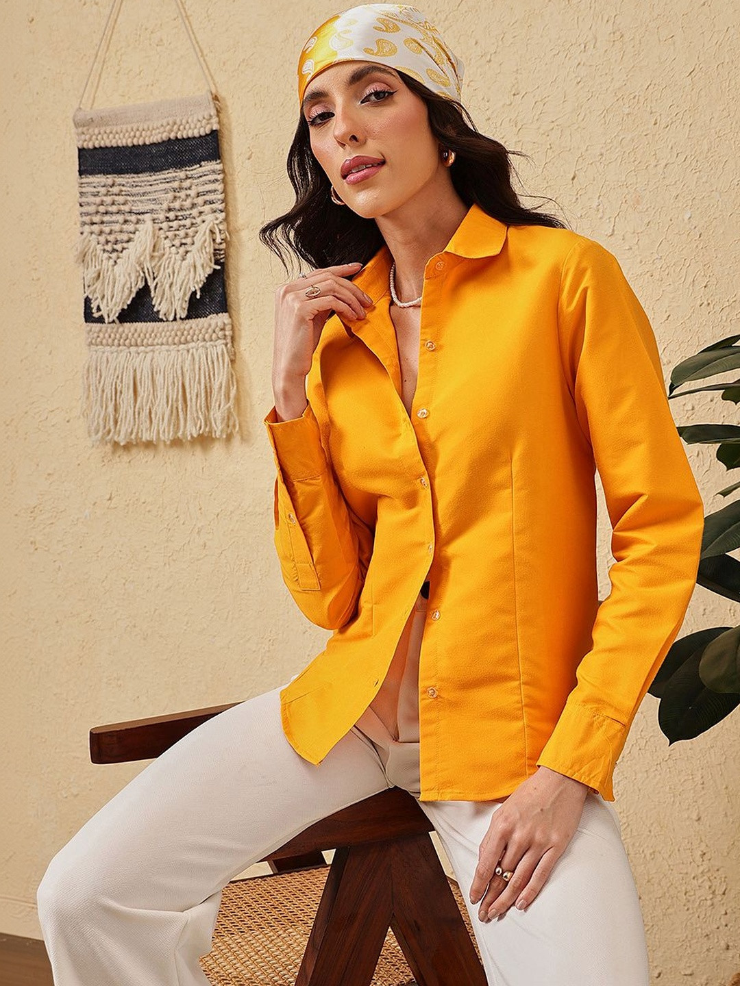 Molly & Michel Women Comfort Slim Fit Party Shirt