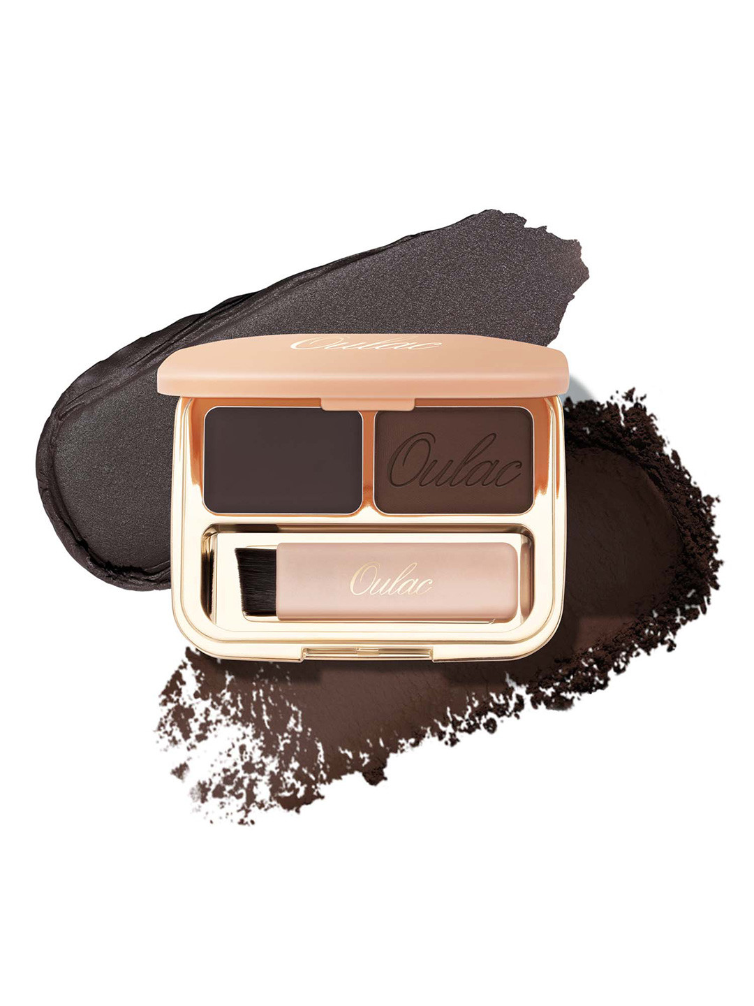 Oulac Brow & Eye Perfect Finishing Compact - Charcoal Brown 06