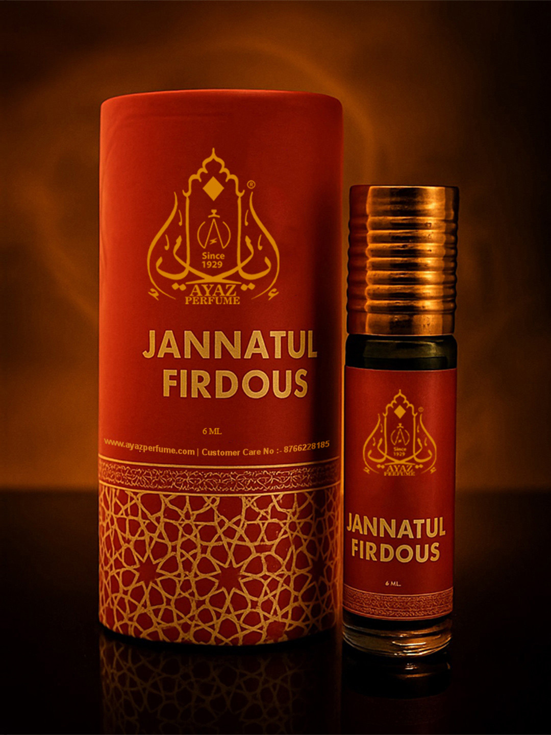 AYAZ Jannatul Firdous Non Alcoholic Long Lasting Attar - 6 ml