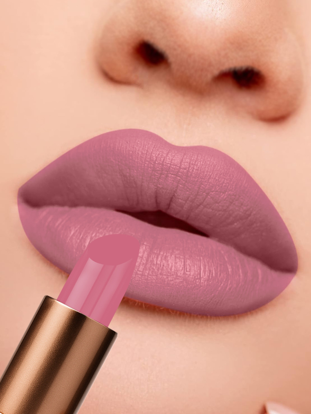 One Wish Creamy Matte Lipstick With Shea Butter - 3.8 g - Chill Pink 16