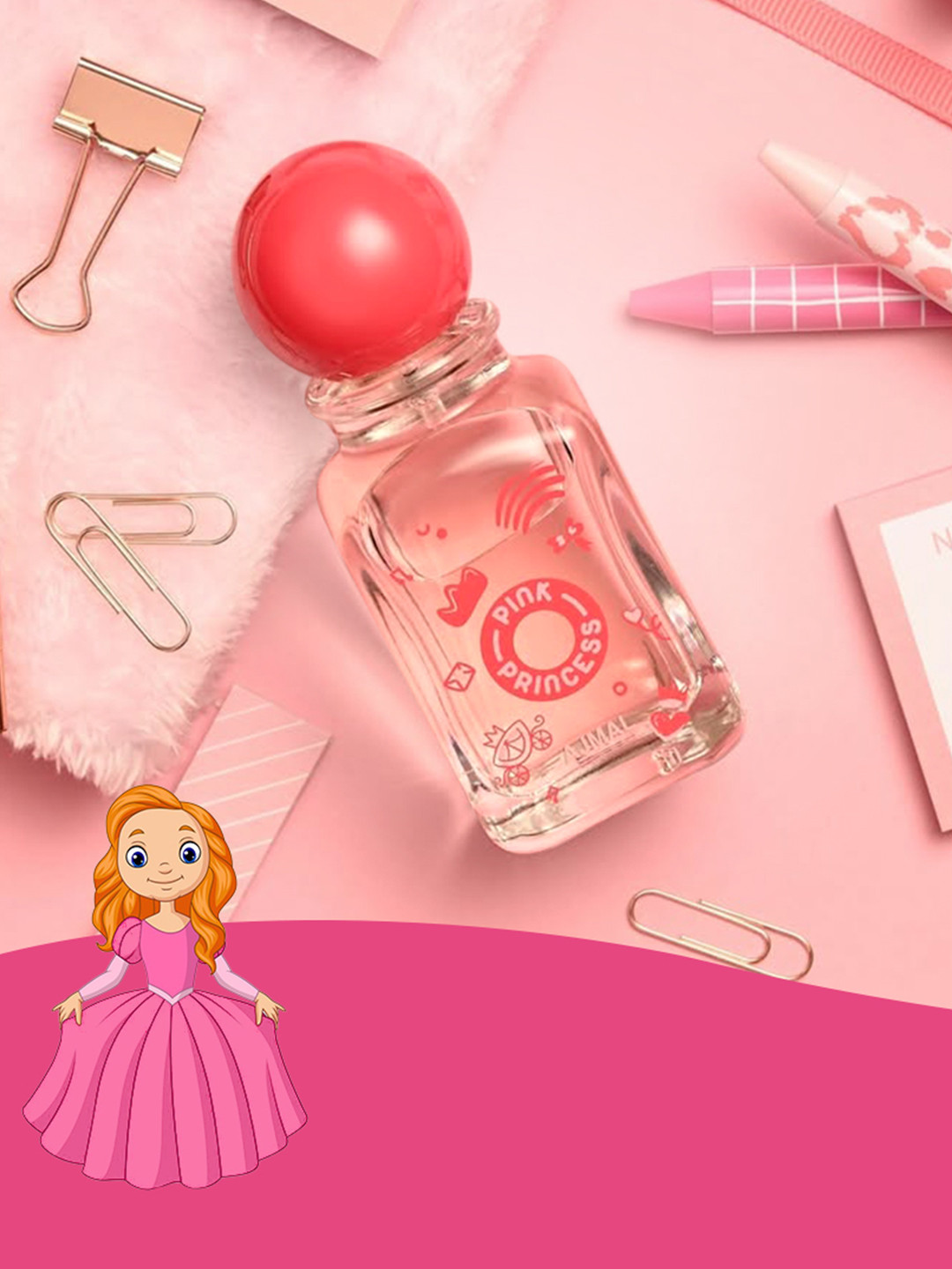 Ajmal Girls Pink Princess Long Lasting Eau de Toilette - 50 ml