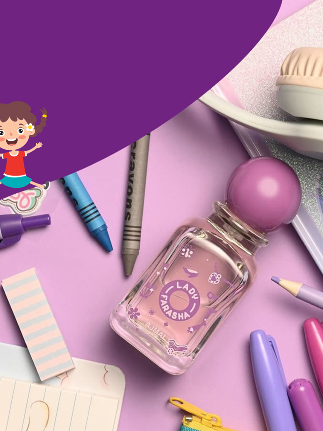 Ajmal Girls Lady Farasha Long Lasting Eau De Toilette- 50 ml