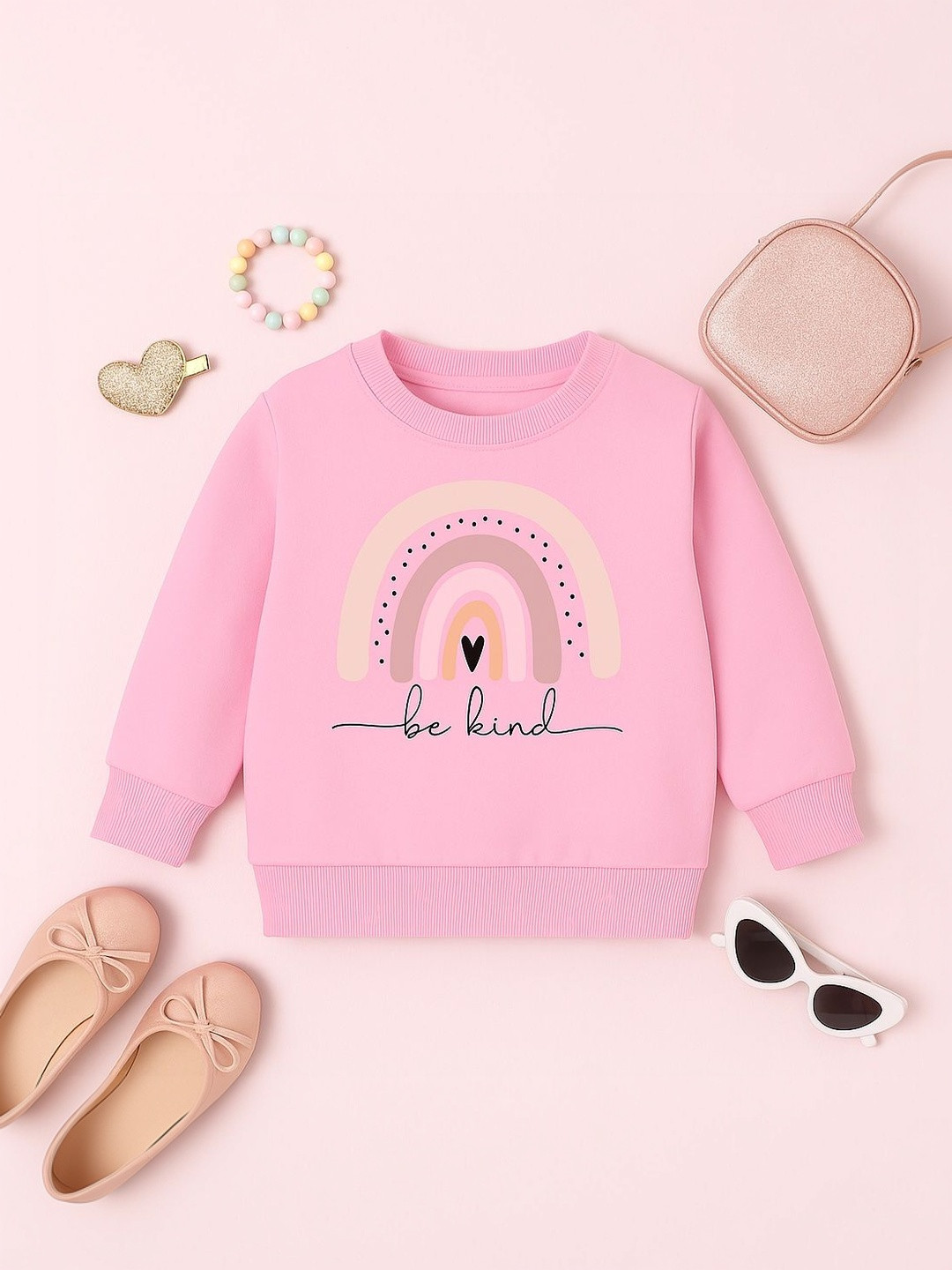 Luke & Lilly Girls Printed Sweatshirt