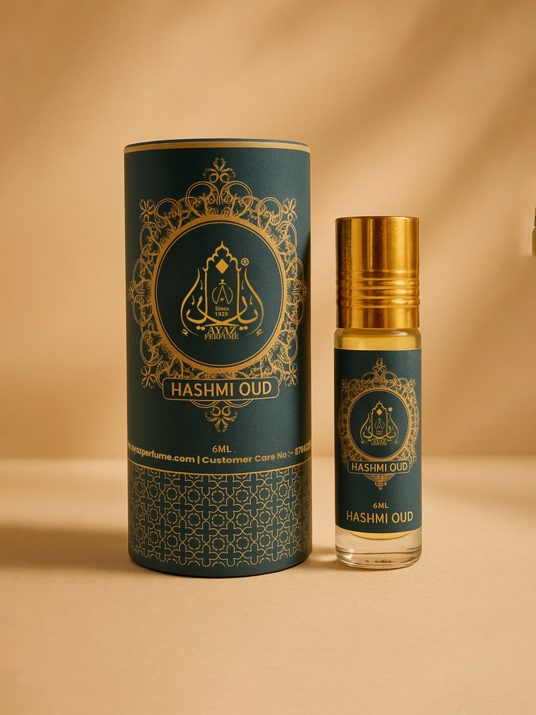 AYAZ Hashmi Oud Non Alcoholic Long Lasting Attar - 6 ml