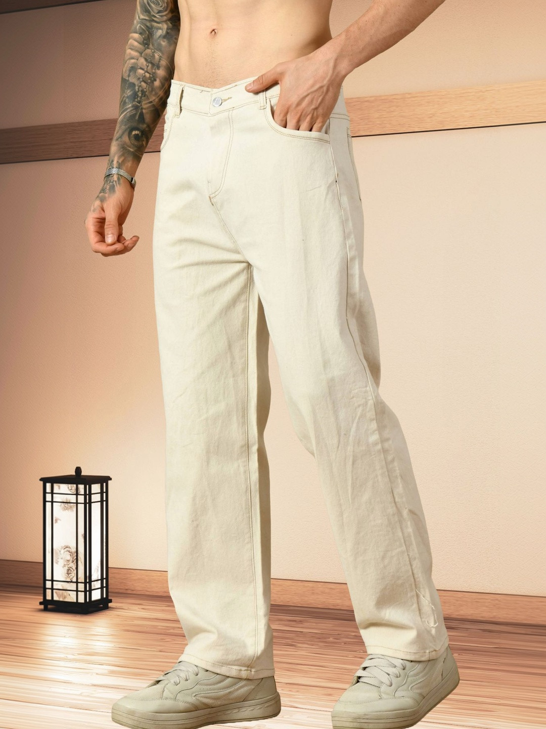 Mevan Men Classic Mid-Rise Stretchable Jeans